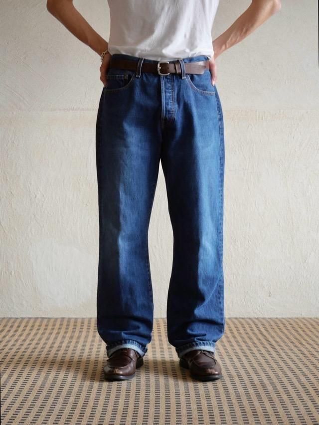 ~00's Levi's 501 Indigo Denim Pants, Made in Mexico