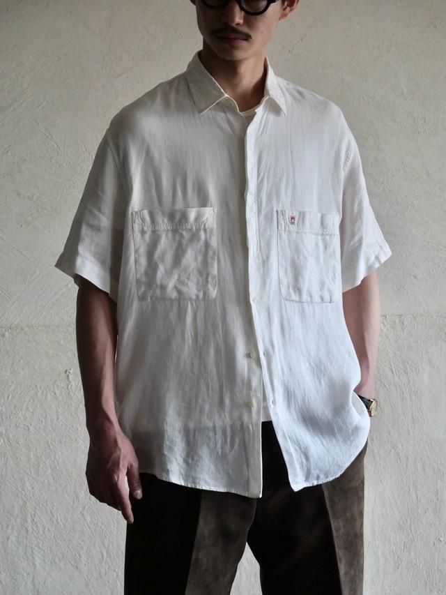 1990's Marlboro line S/S Shirt, Made in ITALY.