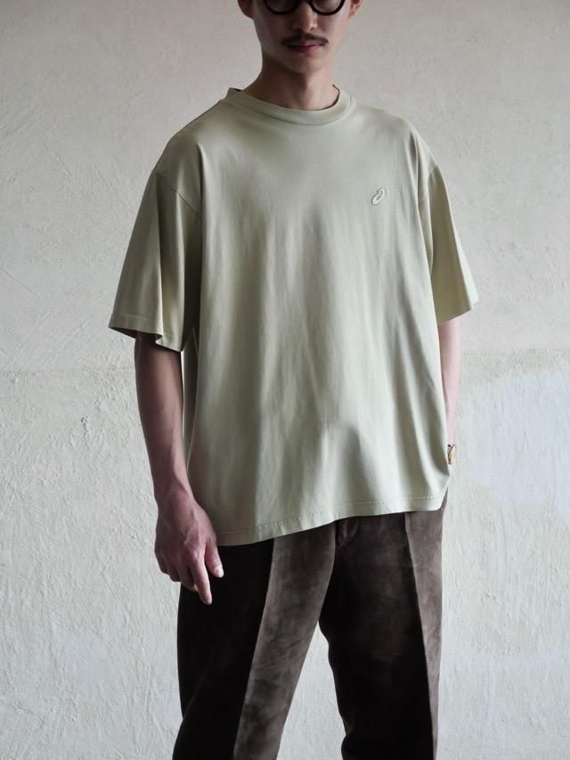 1990~00's Italian Vintage asics Plane T-shirt,Made in Malaysia. / Sand-BEIGE