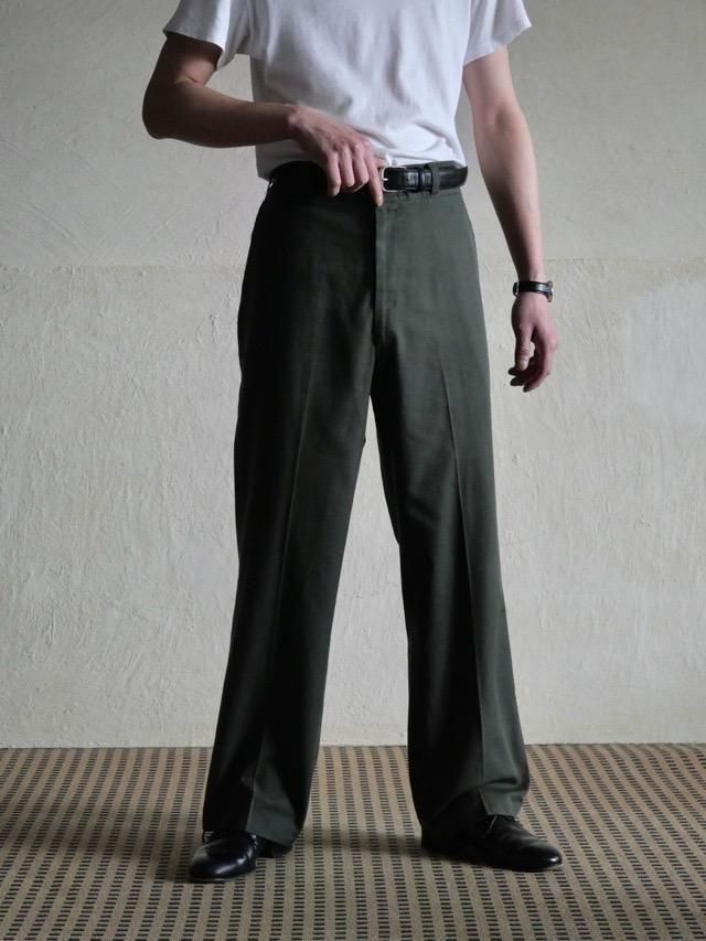 1970-80's Vintage Sears Work Pants "Green"3629