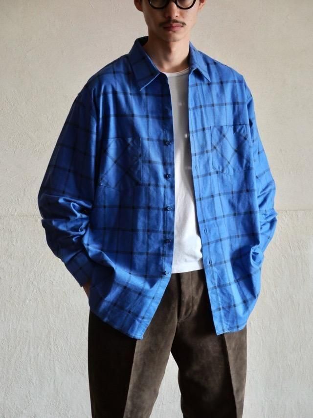 "DEADSTOCK" 1980~90's Dickies Printed Cotton Flannel Shirt