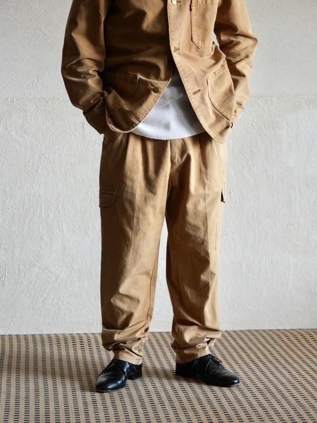 1980's Vintage Levi's Light-Canvas Cargo Pants