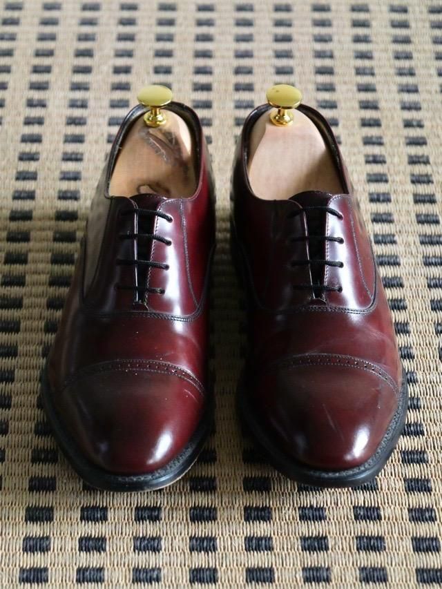 1990's Johnston&Murphy Leather Shoes Burgundy