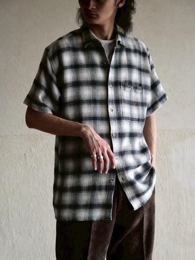 1990's Cotton 100% Waffle S/S Shirt