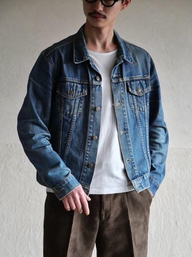 1990~00's EURO Levi's 70590 Denim Trucker Jacket, Size Lڭ