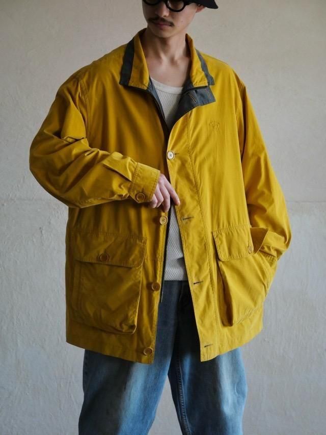 1990's PAUL&SHARK Cotton Half Coat "Yellow"