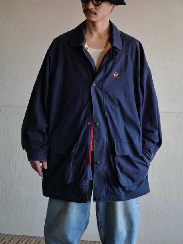 1990's PAUL&SHARK CottonNylon Sailing Coat