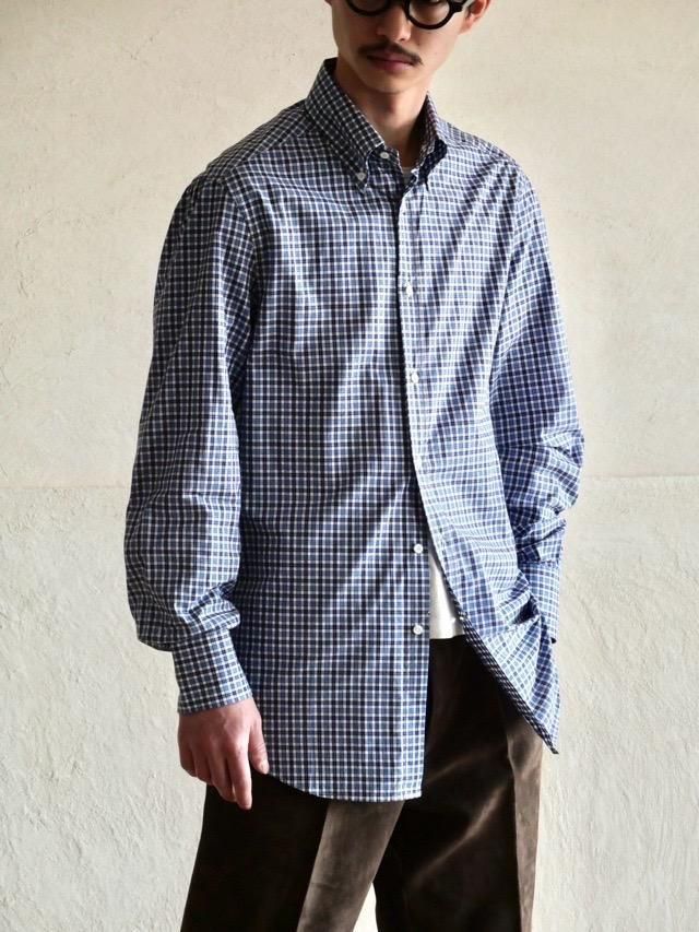 BRUNELLO CUCINELLI B.D. Check Shirt ,Made in Italy