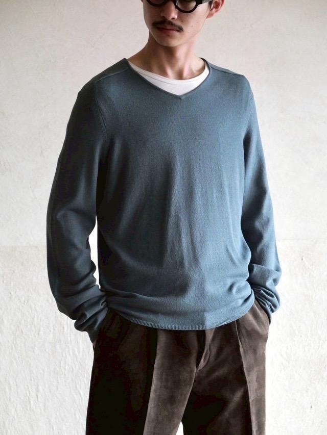00's Calvin Klein Rayon/Nylon High-gauge Knit Sweater