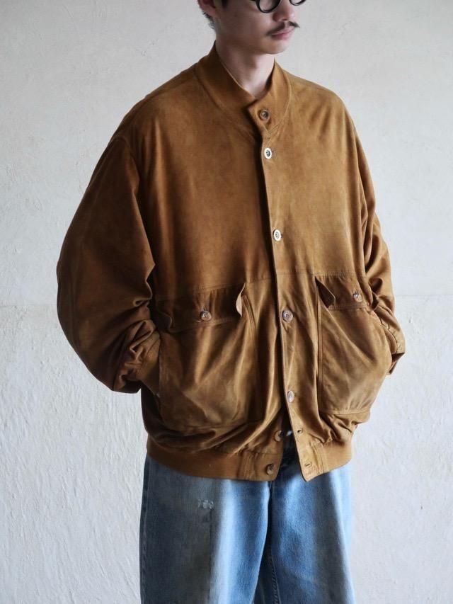 1980~90's Italian Vintage "GIMO'S" Goat-Suede VALSTAR Jacket 