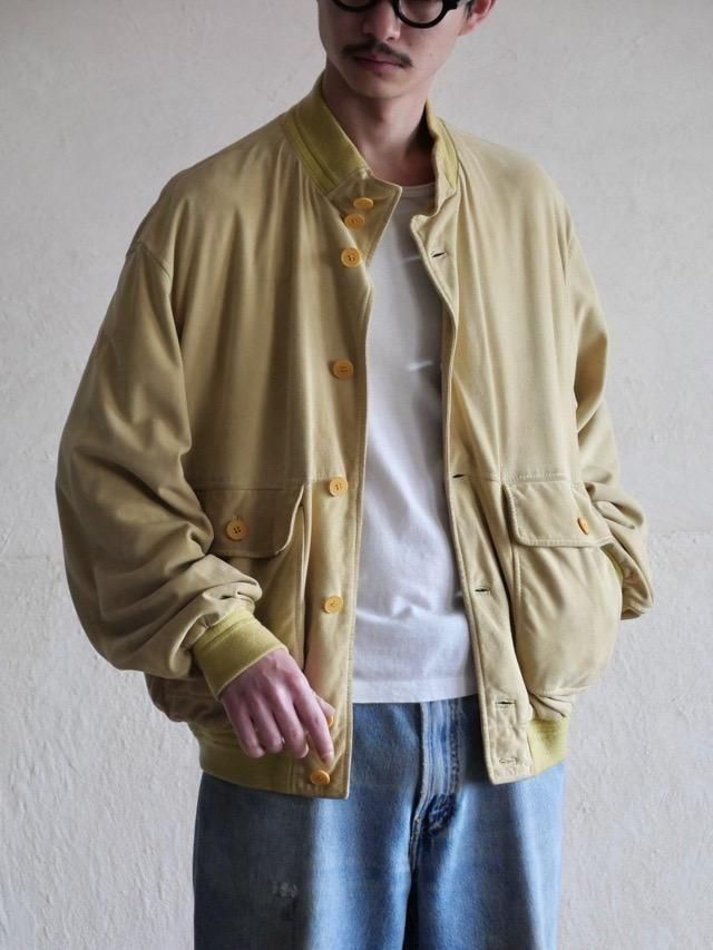 1980~90's Italian Vintage "COMPAGNIA" Goat-Suede VALSTAR Jacket 