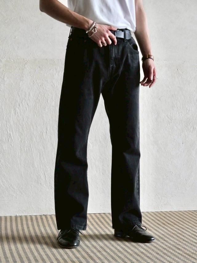 00's Levi's 517 Black Denim Flare Pants