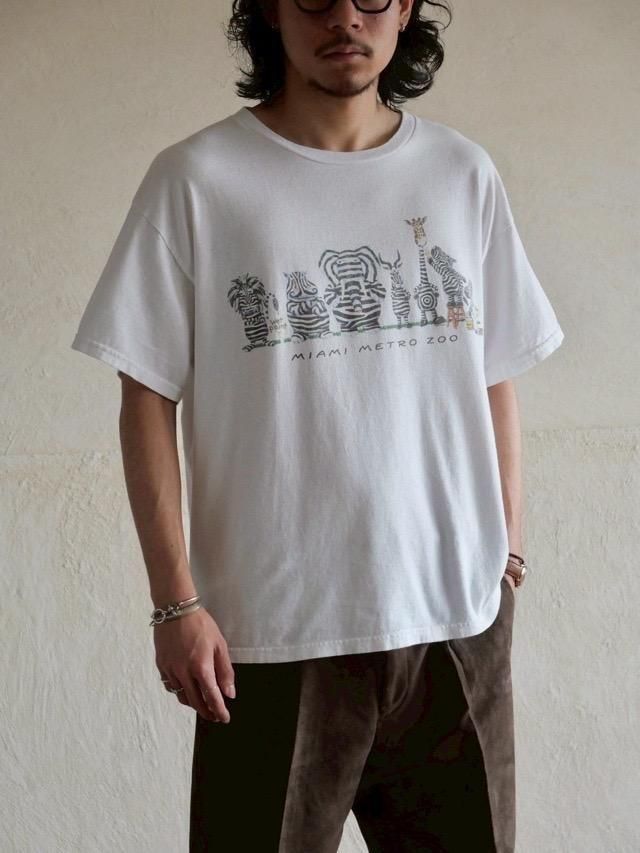 ~00's "MIAMI METRO ZOO" Printed T-shirt