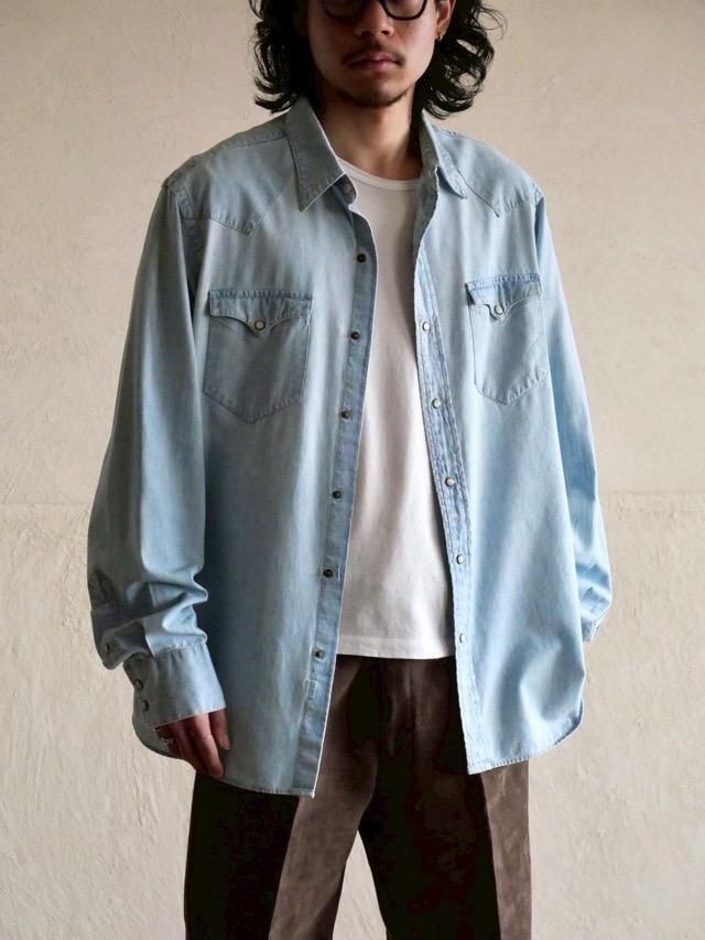 1990's Polo by Ralph Lauren Chambray Western Shirt