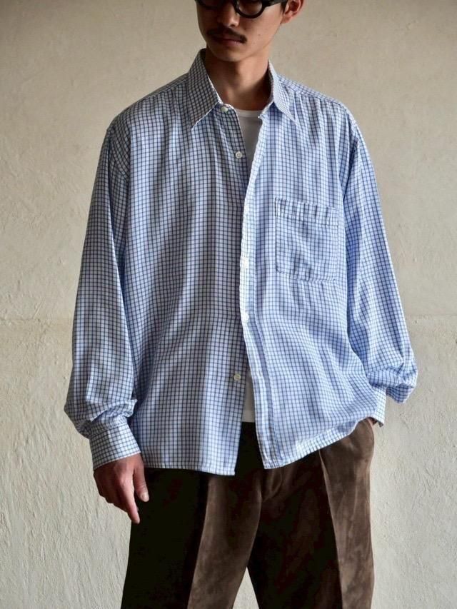 00's GIAN MARCO VENTURI Cotton Check Shirt