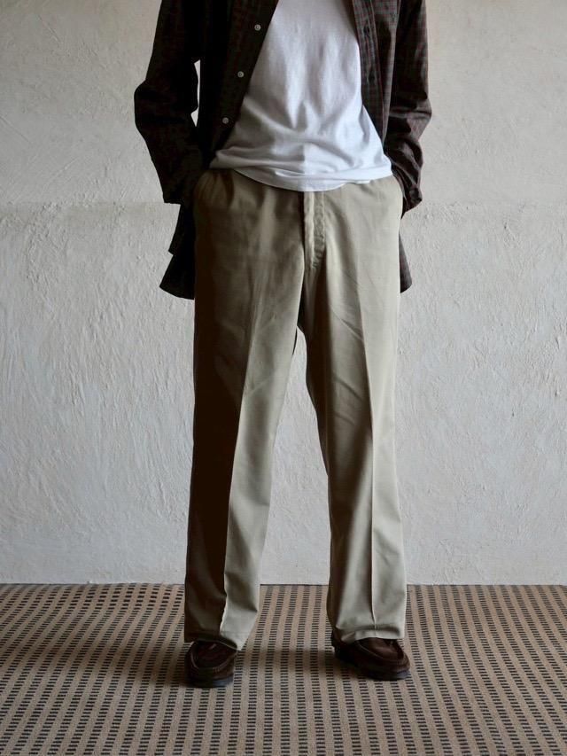 1960s U.S. ARMY No-tuck Chino Trousers