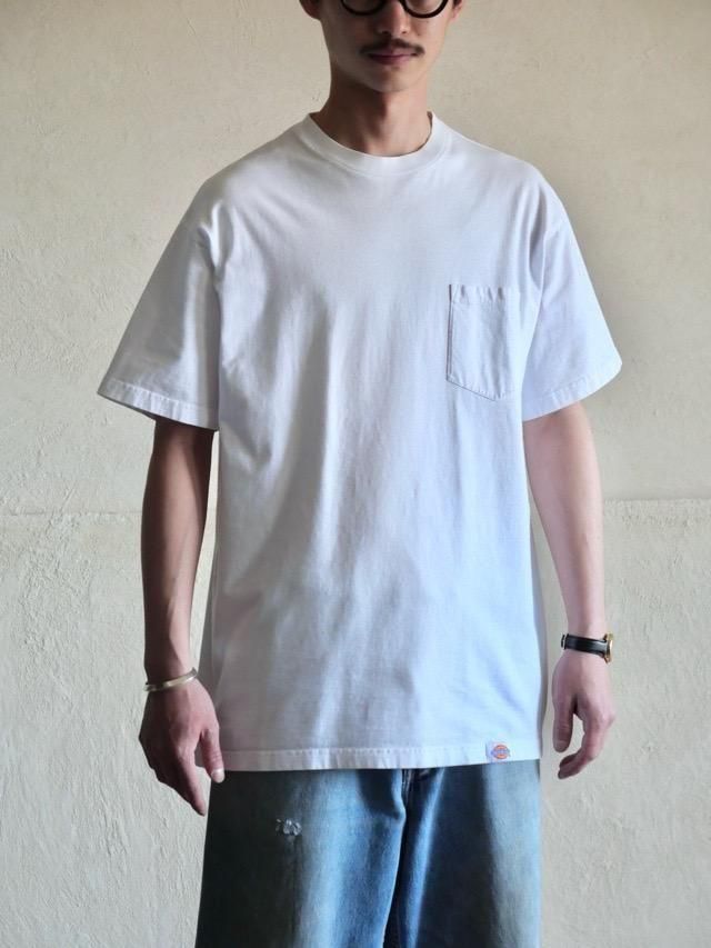 "WHITE"
90~00's Dickies 100% Cotton Pocket T-shirt