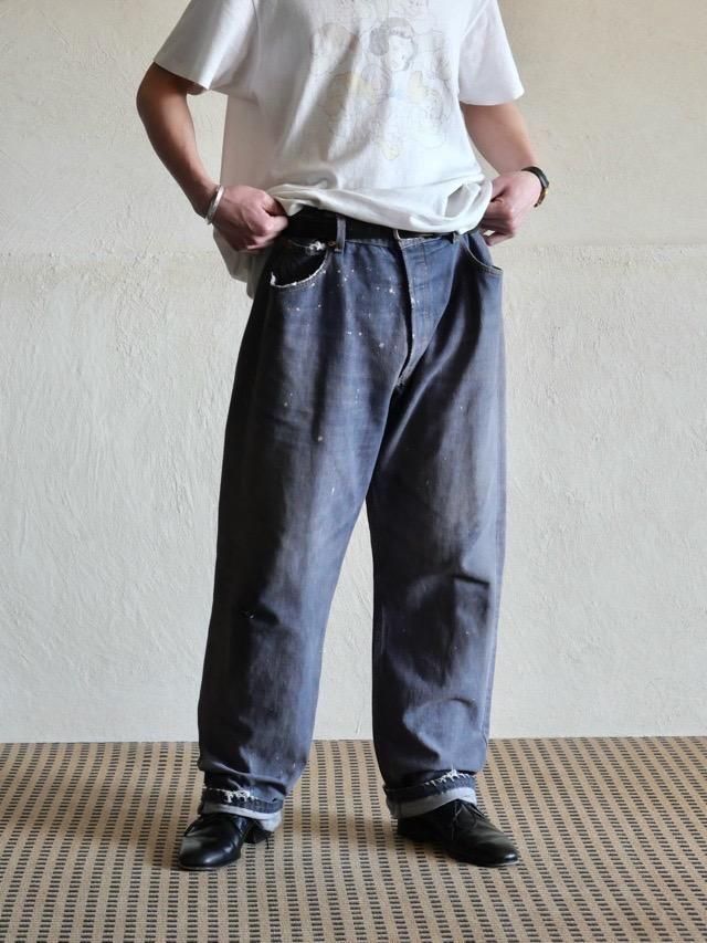 00's EURO Levi's501 Denim Pants
Hard Work Fade Color