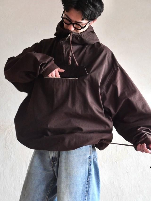 1990's Finland Vintage Cotton Anorak, BROWN