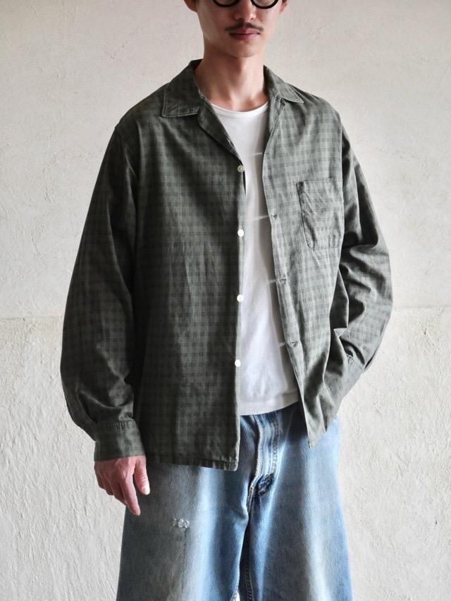1960's USA Vintage Cotton Check Shirt