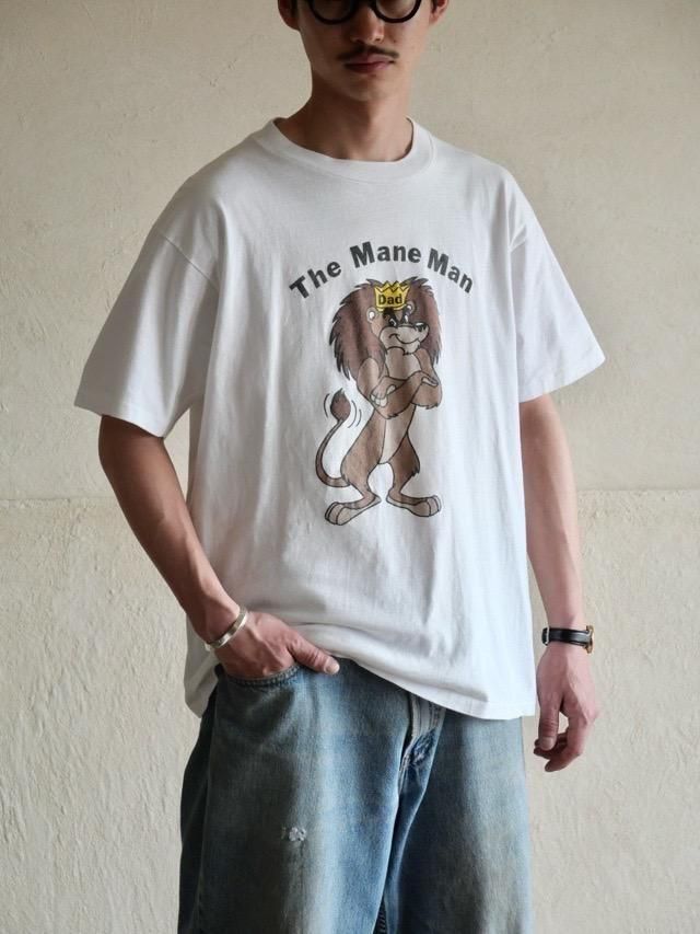 90's USA Vintage Printed T-shirt "The Mane Man"