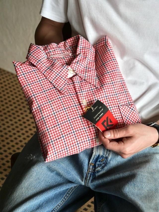 1970~80's Euro Vintage DeadStock
CottonPolyester Check Shirt