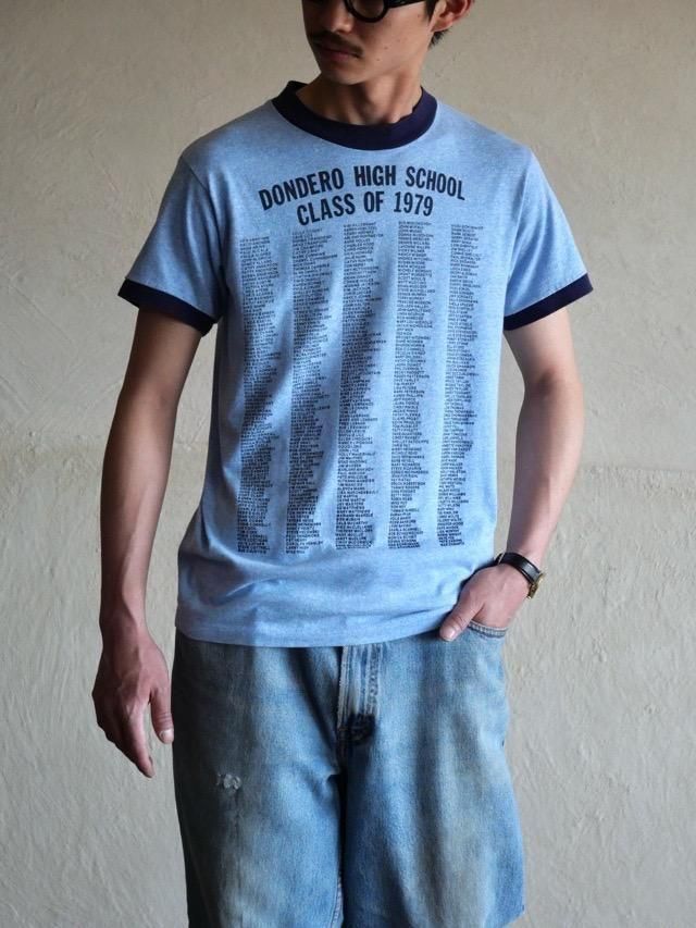 1979s Memorial Ringer T-Shirt "All graduates"