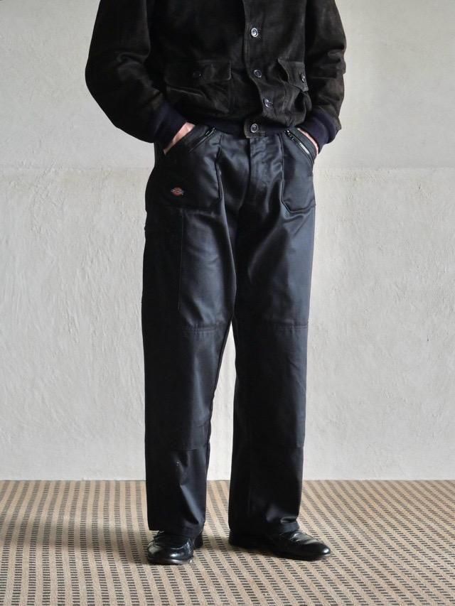 00's Europe Limited Dickies Work Trousers, BLACK