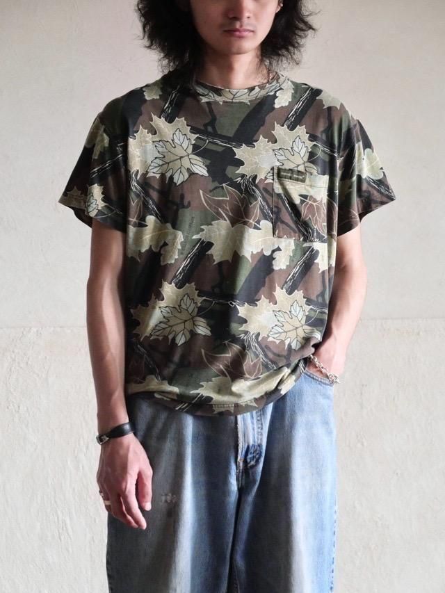 00's NUNAVUT HUNTER 100% Cotton Pocket T-shirt