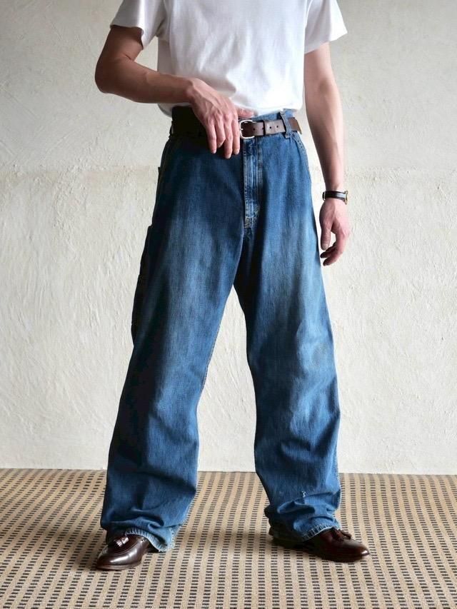 00's Levi's Denim Trousers "CARPENTER / LOOSE STRAICHT"Indigo