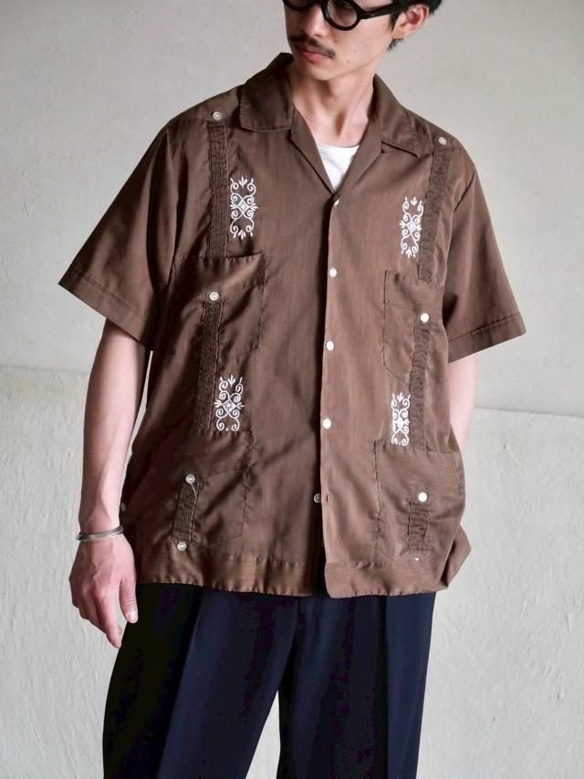 Vintage Cuba Shirt Selection Brown / 70~80's