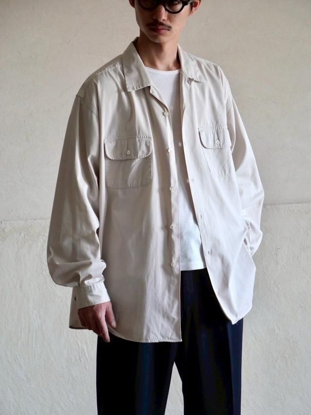 CLUB MONACO Cotton Open Collar Shirt