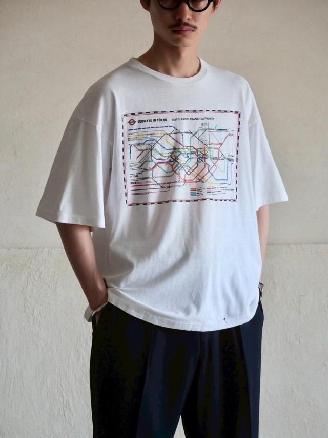 1990's "Subways in TOKYO" Printed T-shirt