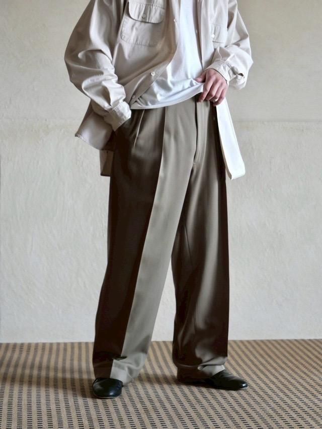 1980's Polo by Ralph Lauren Two-tuck wool gabardine slacks