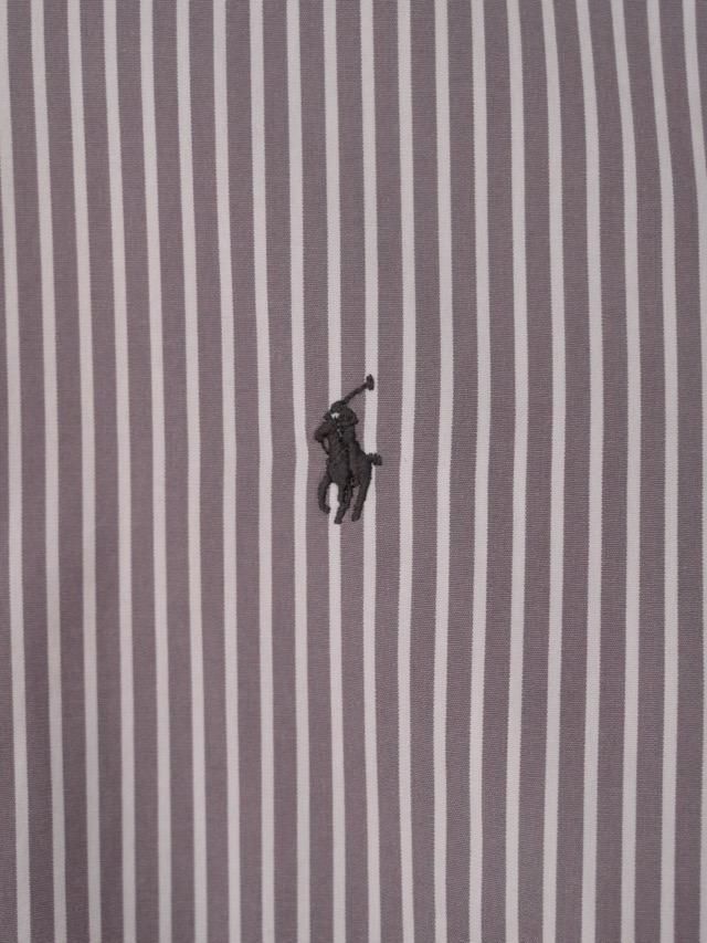 00's Ralph Lauth 2PLY-Cotton Stripe Shirt