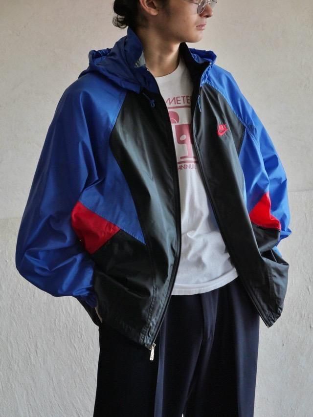 1980~90's NIKE BIG DESIGN Nylon Parka