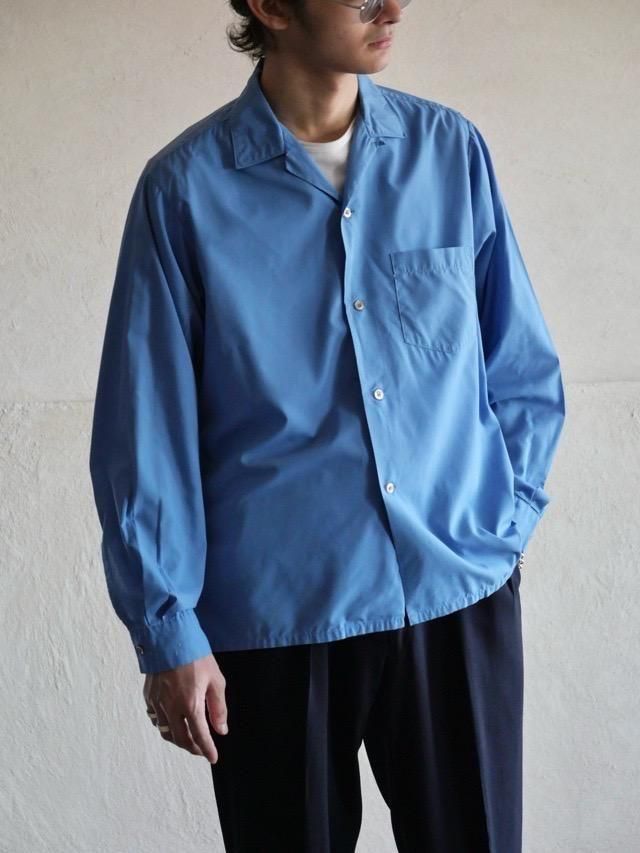 1960's CottonPolyester Open-collar  Shirt