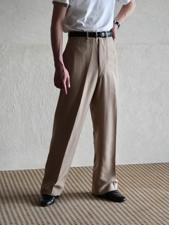 1956's Vintage U.S.ARMY Tropical Officer Trousers"Rayon  Mahair  Nylon"
