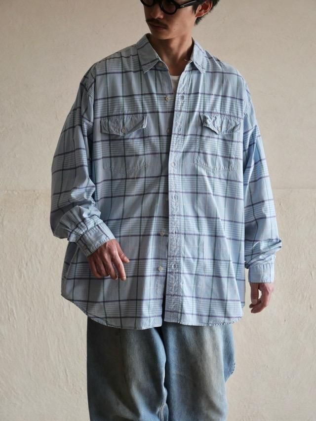 1990's Eddie Bauer 2Pockets Check Shirt