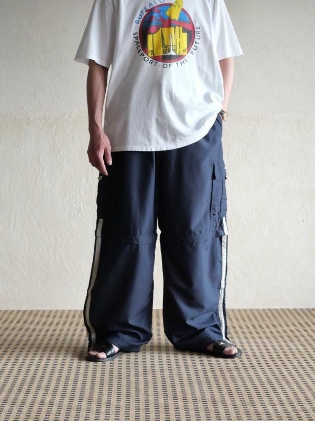 00's OldNavy Detachable Wide Cargo Pants NAVY