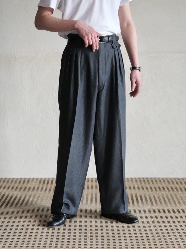 1970~80's Vintage Wool 3tucks HBT Trousers