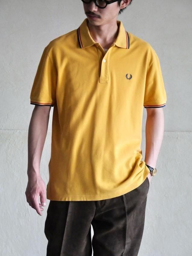 00's Italian Limited FREDPERRY Polo Shirt &#127470;&#127481;&#127468;&#127463;Yellow