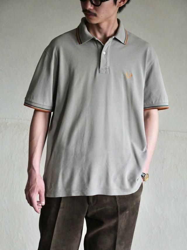 00's Italian Limited FREDPERRY Polo Shirt &#127470;&#127481;&#127468;&#127463;Greige