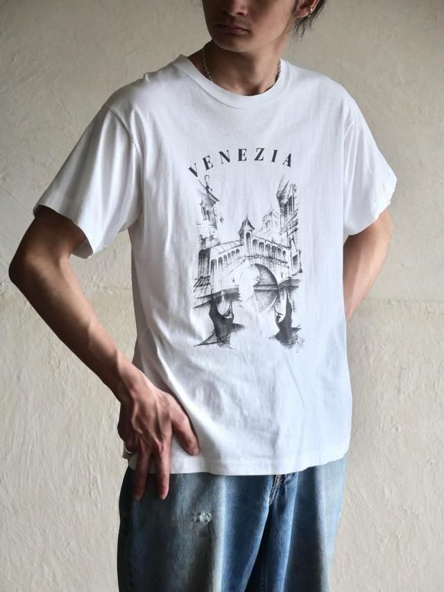 1990s Printed Souvenir T-Shirt, Monochrome