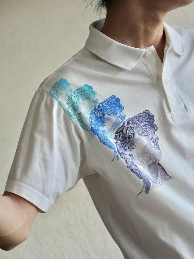 1980~90's SergioTacchini Cotton Polo Shirt
Made in Italy.ڭ