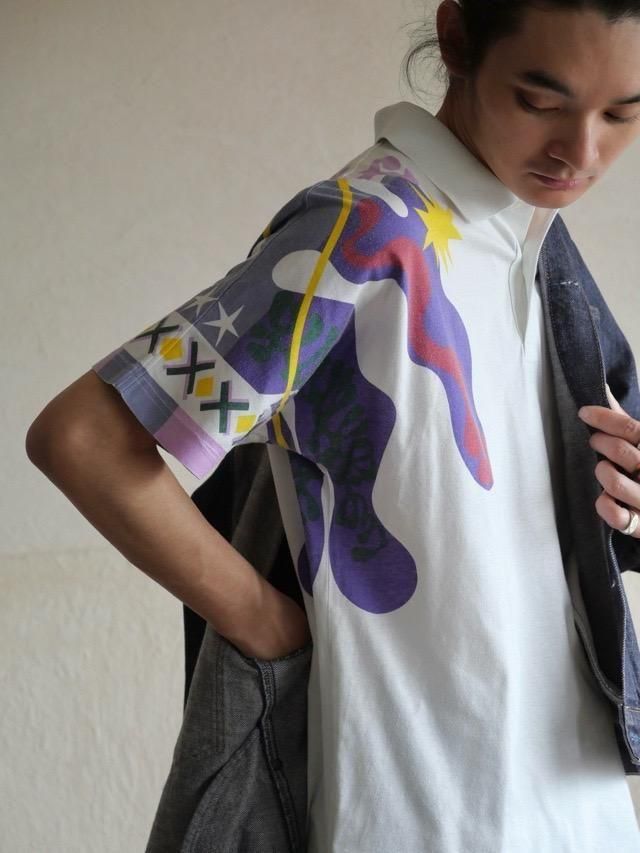 1980~90's SergioTacchini Cotton Polo Shirt
Made in Italy.ڭ