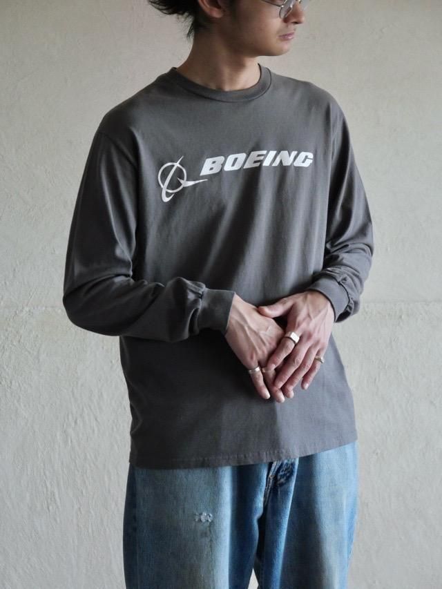 Boeing Logo Print Long Sleeve T-shirt