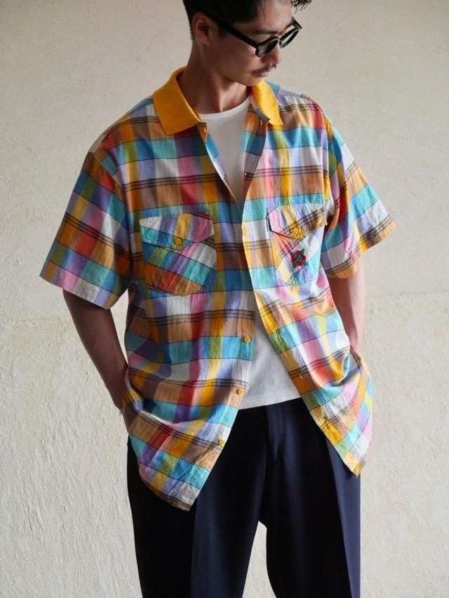 00s ORIGINAL MARINES Cotton Check Shirt