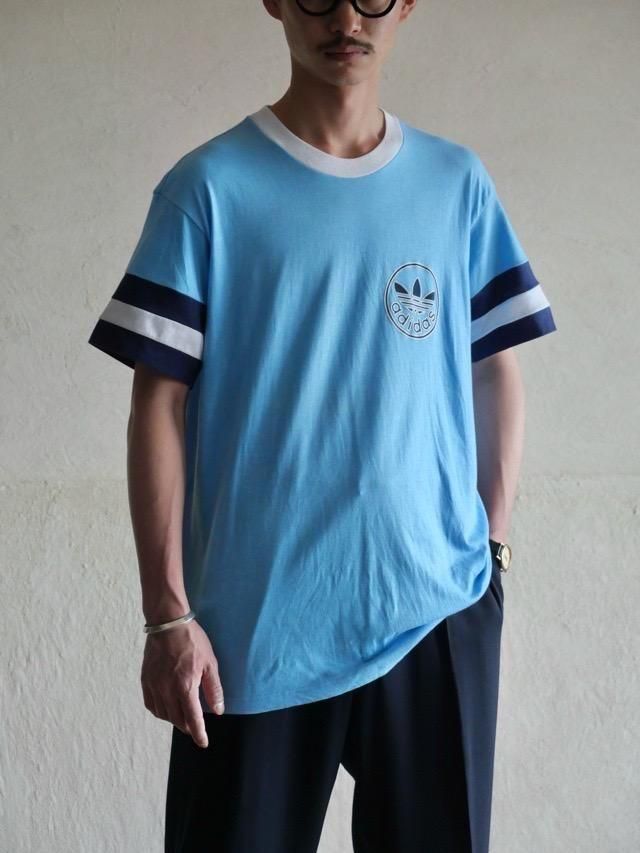 1980~90s Adidas T-Shirt With The Three Stripes