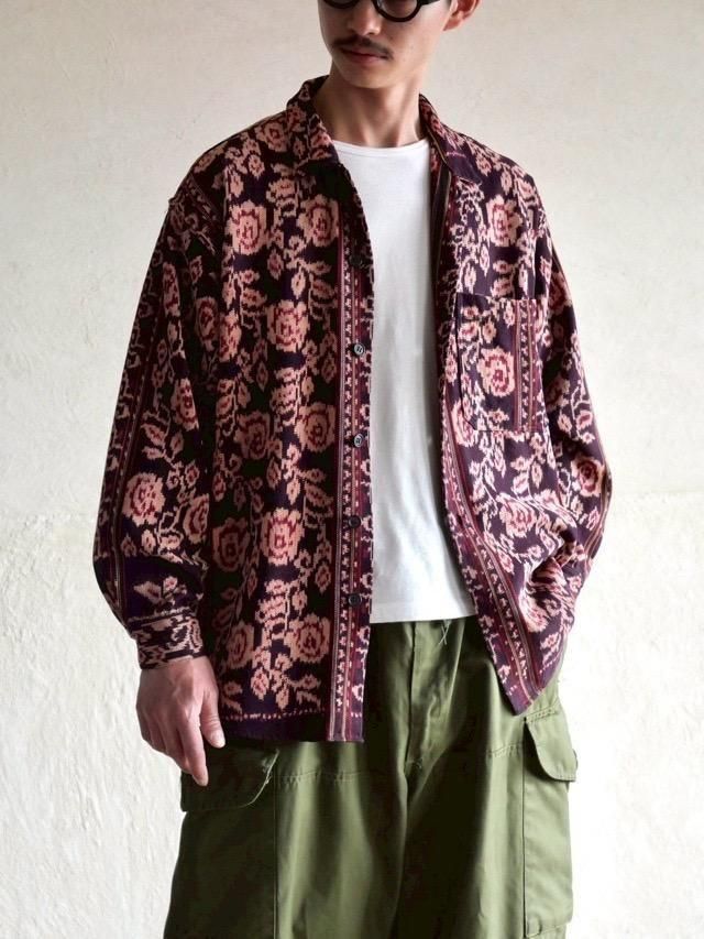 1990~00's Cotton Jacquard Shirt Jacket